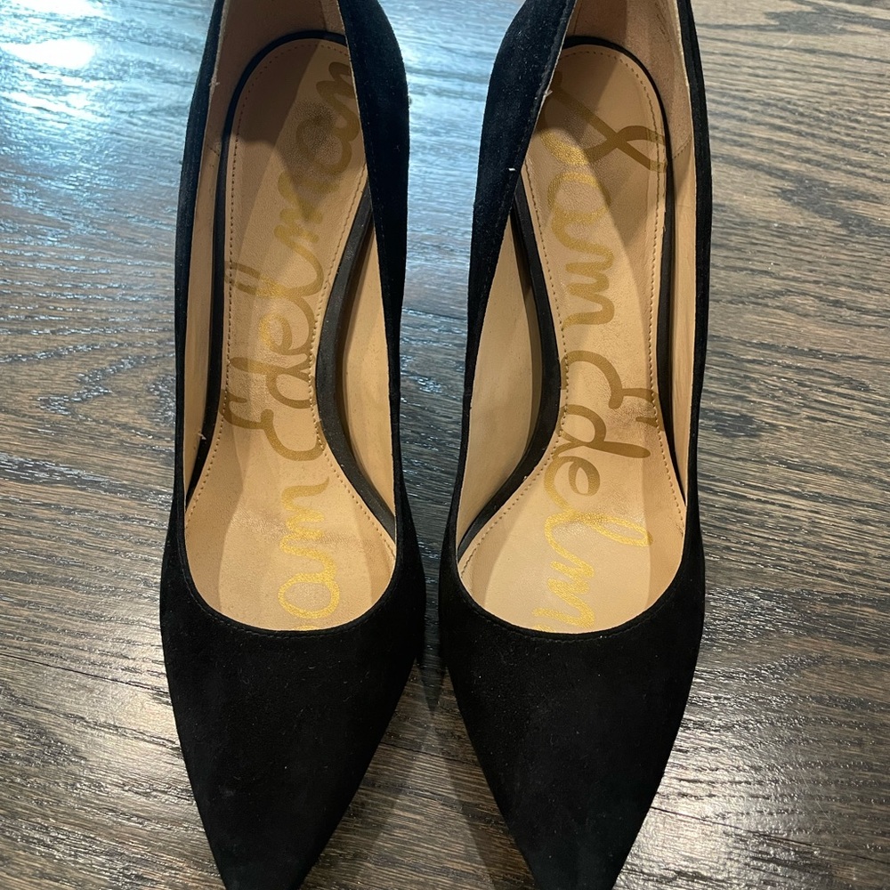 Sam Edelman hazel pumps black suede size 8